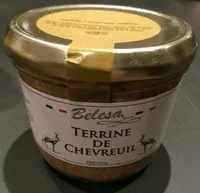 Mängden socker i Terrine de chevreuil
