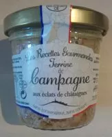 Mängden socker i Terrine de campagne aux éclats de châtaignes