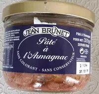 Mängden socker i Paté à l'armagnac
