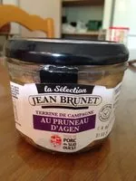 Mängden socker i Terrine de campagne au pruneau d'Agen