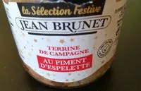 Mängden socker i Terrine de Campagne au piment