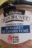 Mängden socker i Terrine de porc au magret de canard fumé