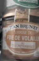 Mängden socker i Terrine de foie de volaille au gewurztraminer