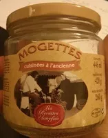 Mängden socker i Mogettes cuisinées à l'ancienne
