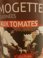 Mängden socker i Mogettes cuisinees aux tomates fraiche Gastromer bocal
