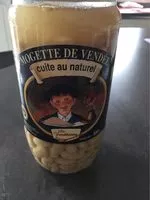 Mängden socker i Mogette de vendée cuite au naturel