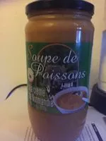 Mängden socker i Soupe de poisson à la crème de Normandie