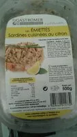 Mängden socker i Sardines cuisinées au citron