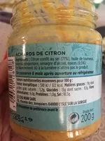 Mängden socker i Achards De Citron