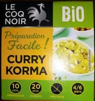 Mängden socker i Curry Korma