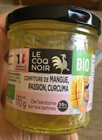 Mängden socker i Confiture de mangue, passion, curcuma