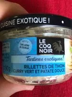 Mängden socker i Rillettes de thon curry vert et patate douce