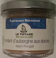 Mängden socker i Fondant d'aubergine aux épices façon Rougail