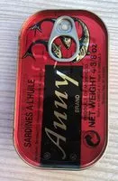 Mängden socker i Anny Sardines