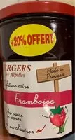 Mängden socker i Confiture framboise vergers des alpilles