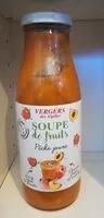 Mängden socker i Soupe de fruits : pêche jaune