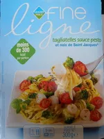 Mängden socker i Tagliatelles sauce pesto et noix de Saint Jacques*, Surgelé
