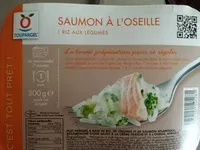 Mängden socker i Saumon à l'Oseille Riz aux Légumes