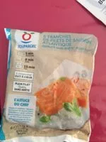 Mängden socker i Tranches de filets de saumon Atlantique