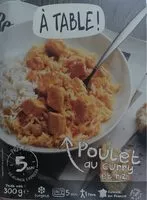Mängden socker i Poulet au Curry et Riz Cuisiné au Lait de Coco