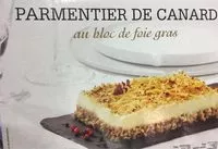 Mängden socker i Parmentier de canard au foie gras