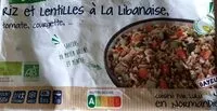 Mängden socker i Riz et lentilles