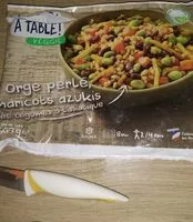 Mängden socker i Orge perle haricot azukis et légumes asiatique