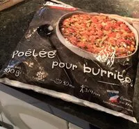 Mängden socker i Poêlée pour burritos