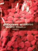 Mängden socker i Framboises Entières Surgelées 1kg