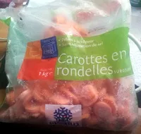 Mängden socker i Carottes en rondelles surgelées