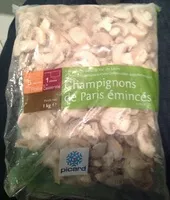 Mängden socker i Champignons de Paris émincés