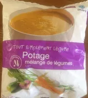 Mängden socker i Potage mélange de légumes