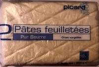 Mängden socker i Pâtes Feuilletées Pur Beurre
