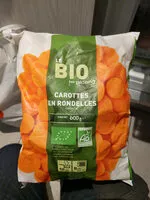 Mängden socker i Carottes en rondelles surgelées Bio - 600 g