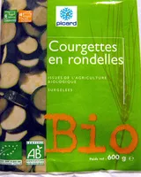 Mängden socker i Courgettes en rondelles Bio