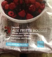 Mängden socker i Salade aux fruits rouges