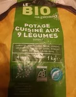 Mängden socker i Potage cuisiné aux 9 légumes bio
