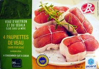 Mängden socker i Label Rouge - 4 Paupiettes de veau