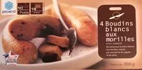 Mängden socker i 4 boudins blancs aux morilles cuits-surgelés