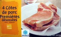 Mängden socker i Côtes de porc Première désossées x4 Picard