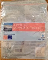 Mängden socker i 4 pavés de saumon atlantique