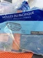 Mängden socker i Moules du Pacifique cuites Et décoquillées