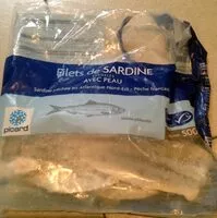 Mängden socker i Filets de sardines avec peau