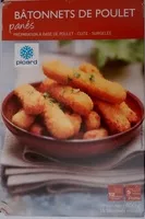 Mängden socker i Bâtonnets de poulet panés