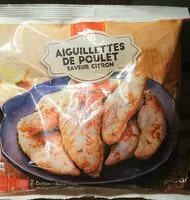 Mängden socker i Aiguillettes de poulet saveur citron surgelées