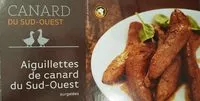 Mängden socker i Aiguillettes de canard du sud ouest