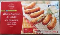 Mängden socker i 8 Mini Saucisses de Volaille à la Basquaise