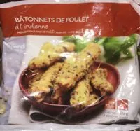 Mängden socker i Bâtonnets de Poulet à l'Indienne