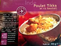 Mängden socker i Poulet Tikka et riz basmati