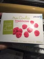 Mängden socker i Mon coulis framboise surgelé